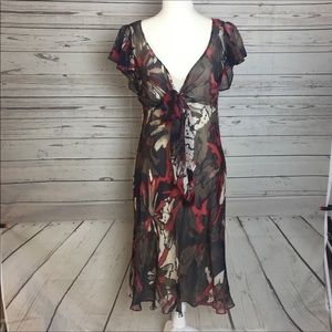 DVF silk dress